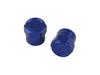 POSH 001800-01 Motorcycle Goods Full Billet Air Valve Cap, Short Design, 2 Pieces, Blue