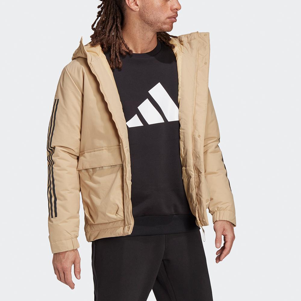 Adidas Utilitas Куртка с капюшоном Мужская Верхняя одежда Хаки GQ2330