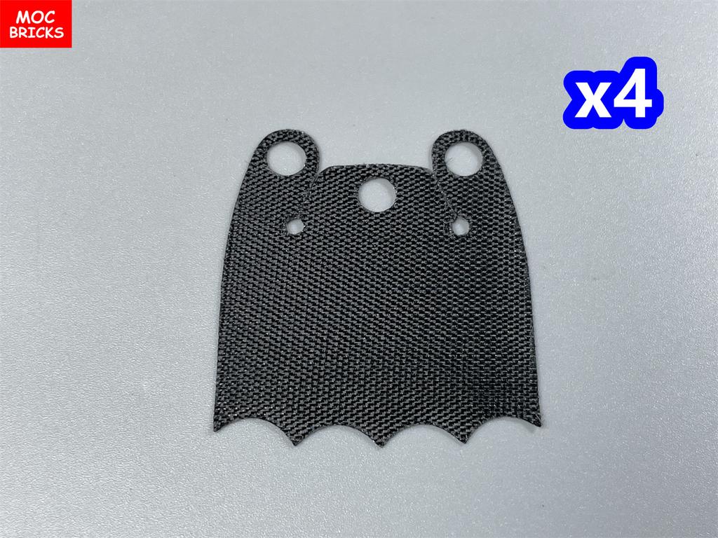 Нетоксичные кубики Moc Серия Бэтмен Плащ 4см Фигурка Тело Шлем Головной убор Частицы DIY Игрушки Детские Подарки на День Рождения