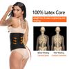 Женский латексный тренажер для талии, корсет для сауны, спортивный пояс для похудения, формирователь тела, моделирующие ремни для сжигания жира, пояс для сжигания жира