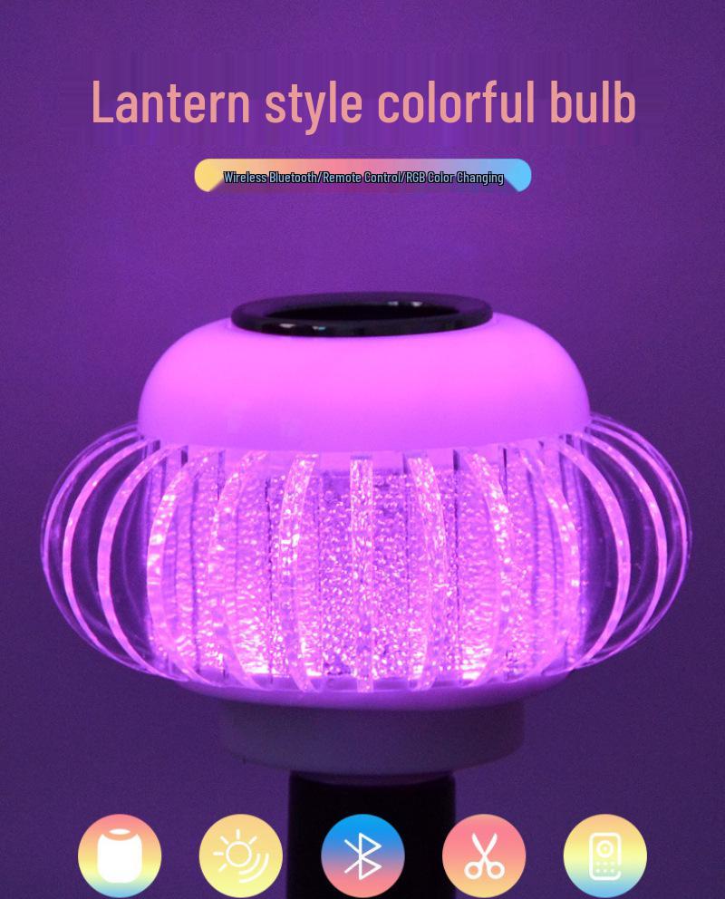 Bluetooth LED Музыкальная Лампочка: 7-цветная светодиодная подсветка для колонки с пультом дистанционного управления для сцены и создания атмосферы