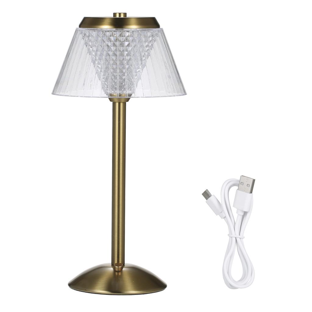 Cordless Table Lamp LED Desk Lamp with Touch Control Dimmable 3 Light Colors Bedside Lamp Reading Lamp for Bars Restaurants Coffee Shop USB