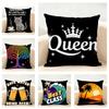 Street Trendy Toys Millennial Style Cushion Cover Linen Pillowcase Soft  for Sofa Bed Home Room Decor