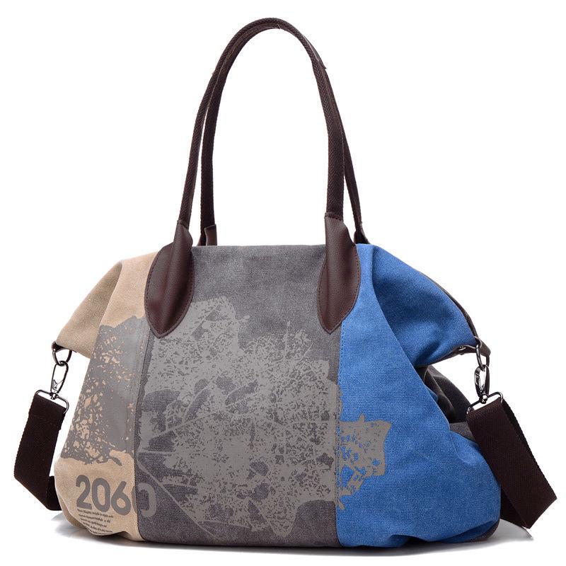 Высококачественные холщовые женские сумки через плечо, большие повседневные сумки-тоут, сумка-хобо