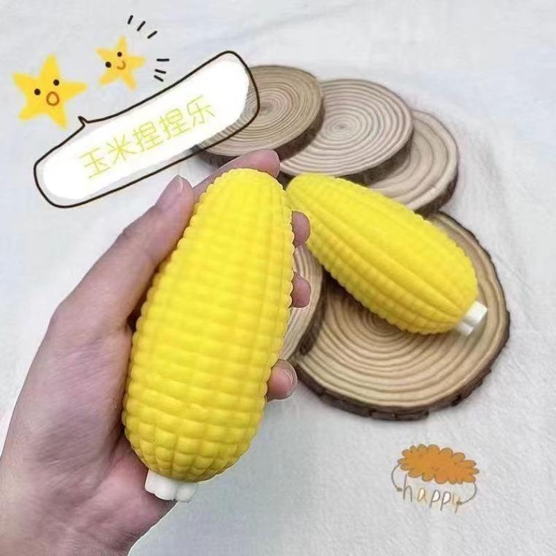 Squeeze Toys Corn Simulation Stress Relief Toy - Simulated Hand Feel, Elastic Recovery, Food Release, Stress Relief, Cute Toy