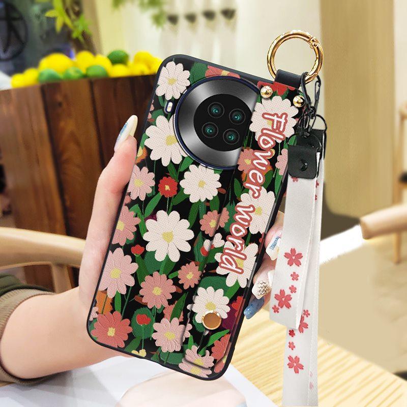 Soft Case Protective Phone Case For Cubot Note20 Anti-dust Back Cover Durable Wrist Strap Dirt-resistant Shockproof Ring