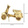 Латунная винтажная статуэтка скутера для выставки ( золотой) | Классический скутер Vespa в античной отделке для домашнего декора, офиса, центрального стола