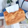 1PC Square Design Suitable for Home Simulation Bread Tissue Boxes Creative Simulation Bread Design Funny