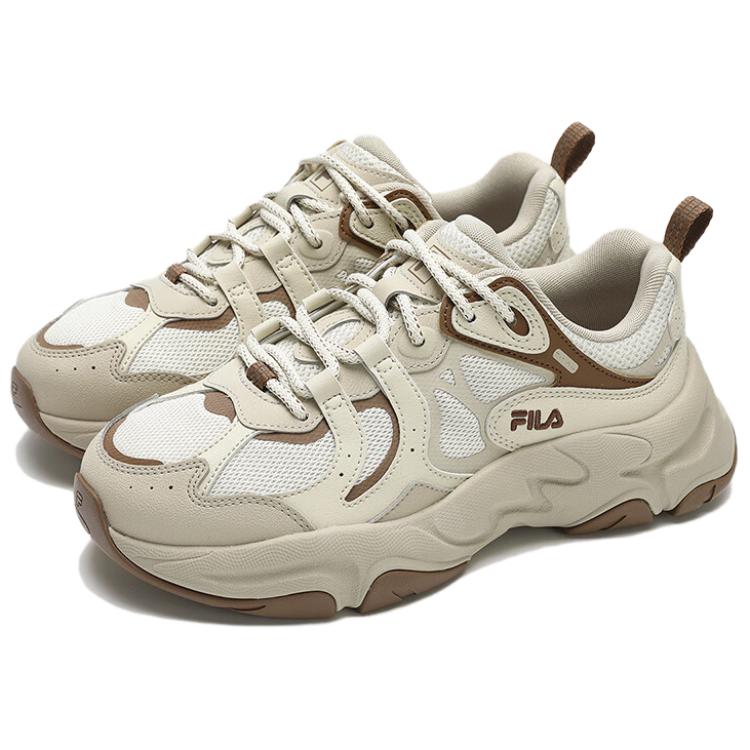 Fila Mars 3 Стильные Универсальные Прочные Кроссовки с Низким Верхом Женские кроссовки Белый Желтый F12W442119FEP