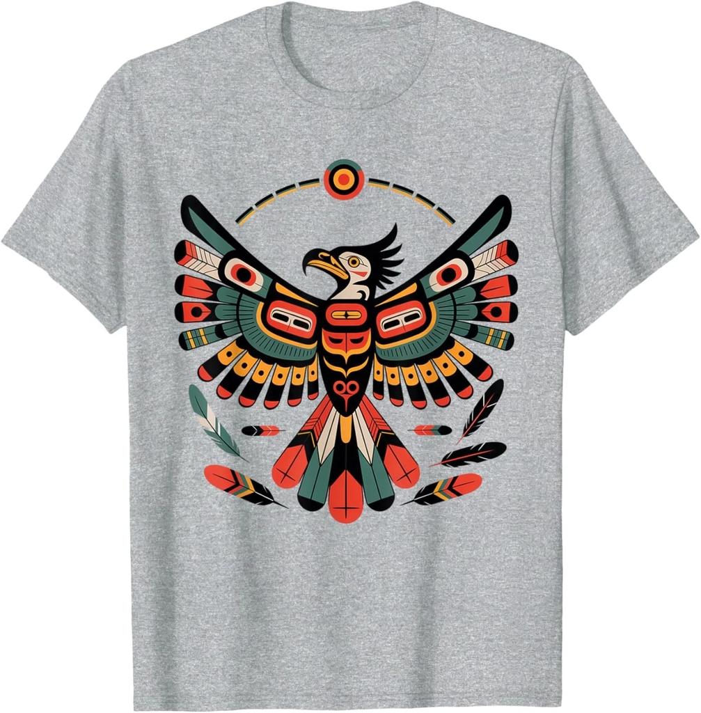 Дизайн Арт с изображением Грома Птицы, tribal art, унисекс футболка