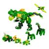 Совместимый конструктор Lego, машинка-динозавр, военная развивающая игрушка для мальчиков