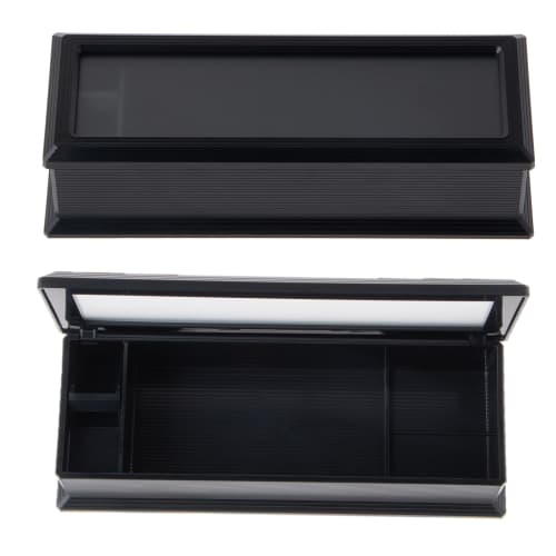 Strix Design Chopstick Case, Made In Japan, Black, with Cover and Toothpick Case, Fits Chopsticks Up To 23cm Long, Easy Access, Fingerprint Resistant,