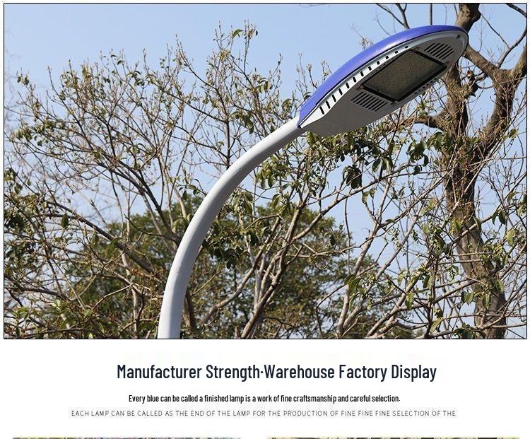 Комплект уличного светодиодного фонаря - Сверхяркий, высокая опора 6 м/8 м, идеально подходит для сельских дорог и дворов