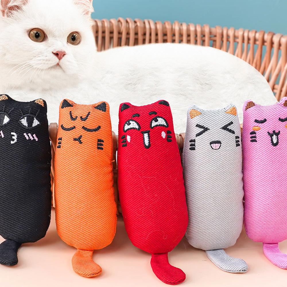 Cat Toy with Mint Inside - Cute Design, Durable Chewing Toy for Kittens/cats, Teeth Support (mayor)