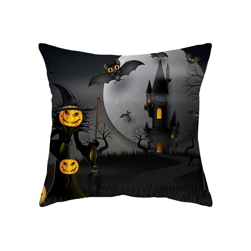 Тыквенный алфавит на тему Хэллоуина Подушка Чехол для дивана Подушка для праздника Подарок Украшение для вечеринки Домашний декор