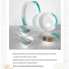 Фарфоровый обеденный сервиз Kobach Gold Emerald на 25 предметов