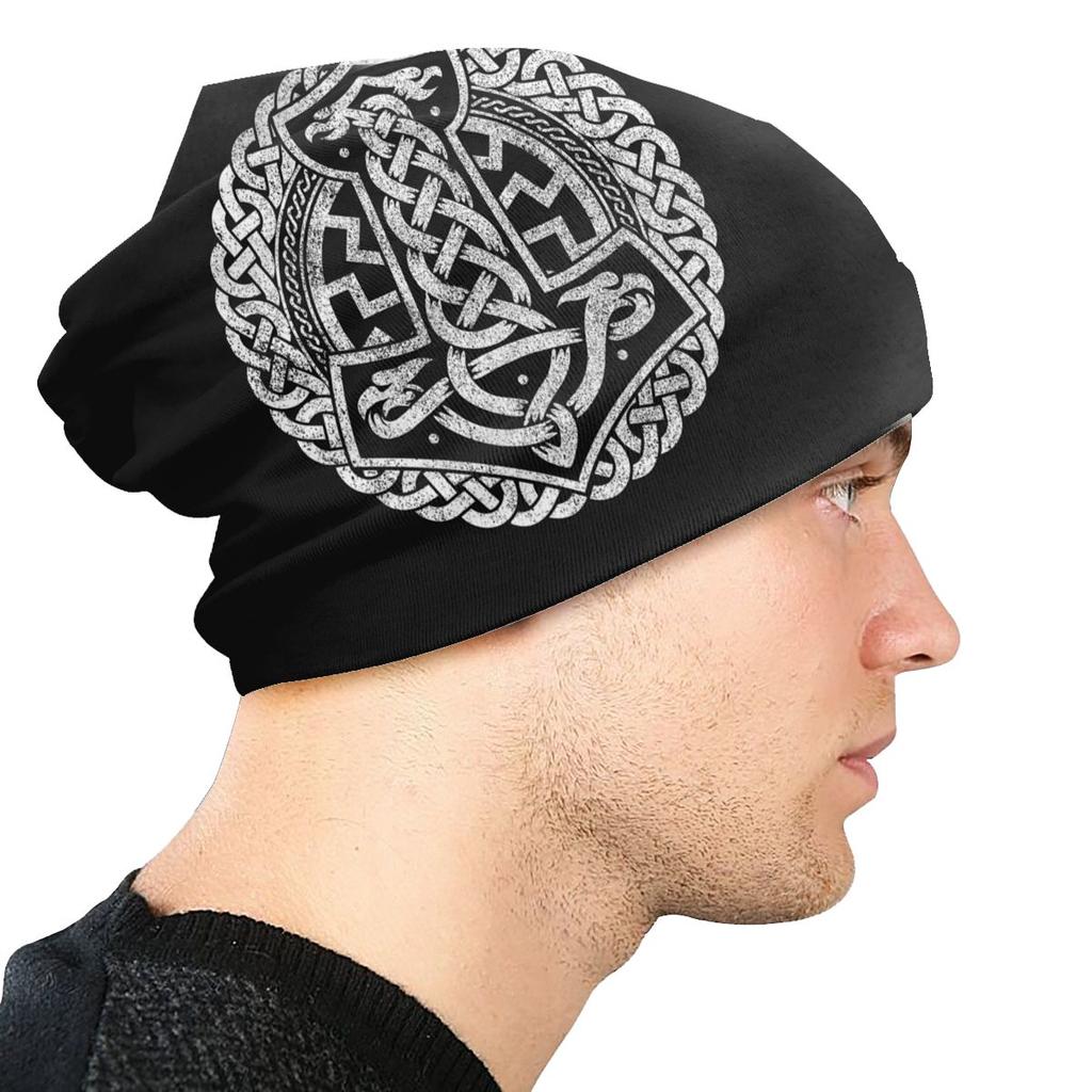 Молот Тора, скандинавская кельтская мифология, символ викингов, промытый теплый капот, ветрозащитный повседневный защитный шапочки, женские шапки унисекс