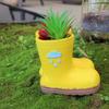 Funny Rain Boot Planter Decorative Hydroponic Flower Holder Flower Pot  Landscaping Sculpture