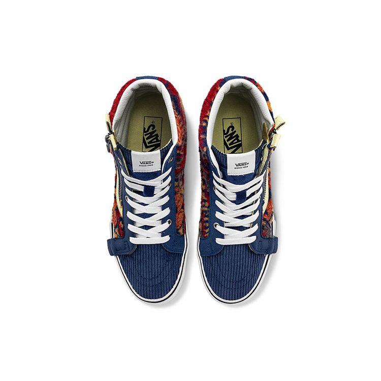 Vans Sk8 Casual High-Top Skate Shoes Unisex Sneakers Blue Red VN0A3WM1ABG