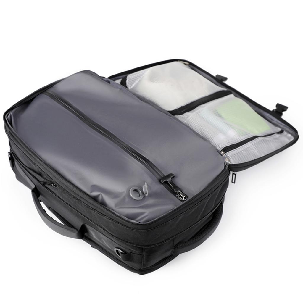 Вакуумный компрессионный рюкзак 36-55 л Большой вместимости Многофункциональный С отделением для влажной и сухой одежды Расширяемый рюкзак для путешествий и бизнеса