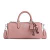 New Lacey Pebbled Leather Boston Bag, Handbag, Shoulder Bag, Crossbody Bag Trumpets Women's Light Pink CJ571-SVLP