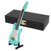 Mini Guitar Replica Miniature Guitar Musical Instrument Model Home Office DecorationS