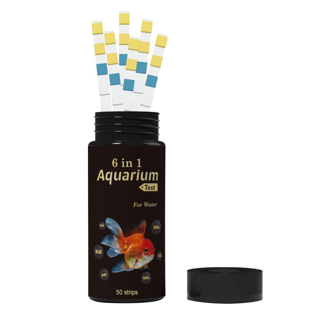 100PCS Aquarium Testing Set for Freshwater Saltwater Pond Test Strips for Fish Tank Testing PH Nitrites Alkalinity