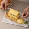 Butter Slicer Cutter, Stainless Steel Ergonomic Cheese Slicer Cheese Even Stick Slicing Tool For Portion Control Cheese