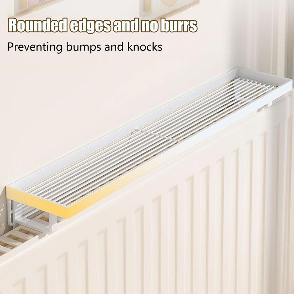 Полка-крышка радиатора Термостойкая Без сверления Железная стойка Экономия места Термостойкая На радиатор Скамья Для отеля Общежития