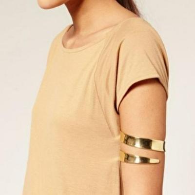 Минималистский браслет из сплава в стиле панк-бэнгл