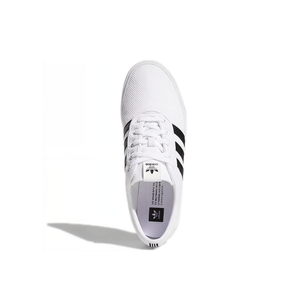 adidas Оригинальные Adiease Прочные Обмотка Низкие Кеды для Скейтбординга Унисекс Кроссовки Белый Черный DB3117