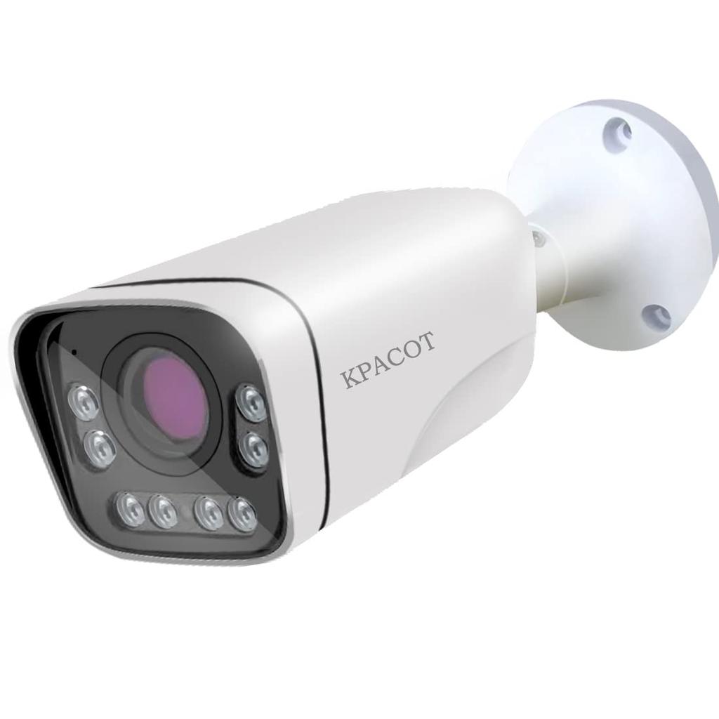 KPACOT Security Camera Outdoor Surveillance Camera 5 Million Pixels 5X Optical Zoom Remote Control AHD Camera Wide Angle Shooting 4 In 1 Ultra HD