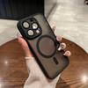 Luxury Frosting Lens Film Protect Magnetic Phone Case For IPhone 14 13 12 15 Pro Max Plus Magsafe Wireless Charge Matte Cover