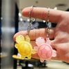 Уникальный брелок-подвеска для сумки с черепашками, очаровательный держатель для ключей с черепашками, мягкий и удобный брелок-подвеска для повседневного ношения