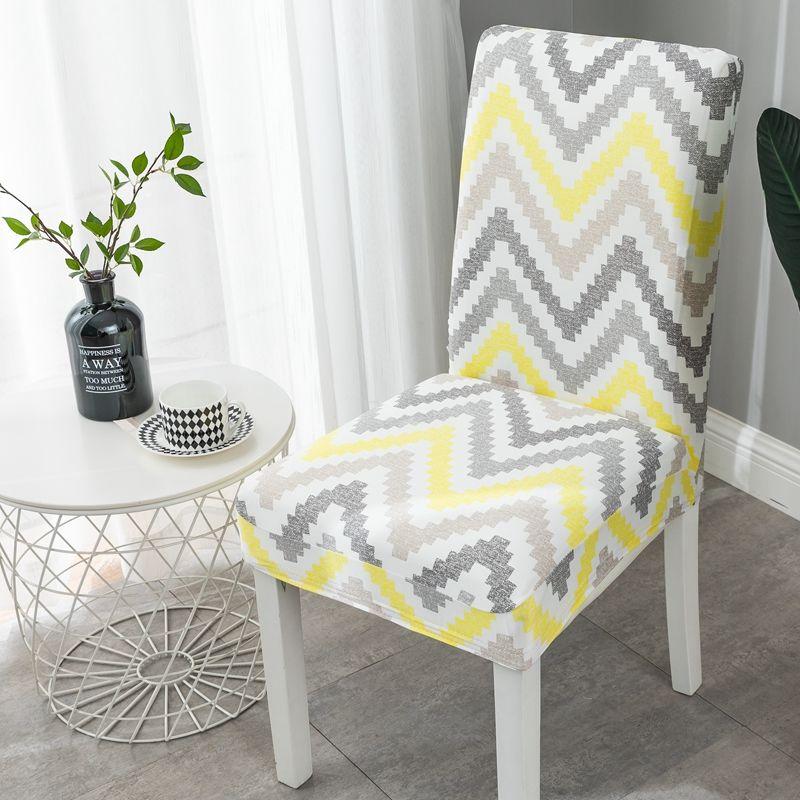 2 шт., чехлы на стулья, универсальный бытовой чехол на стул, эластичный комплект подушек для обеденного стула, чехол для сиденья, чехол для стула