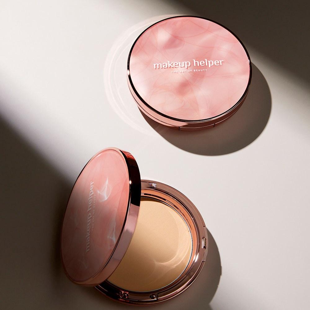 Makeup Helper Original Professional Finish Rose Latte Art Pact 25 г, нет. 21 Натуральный бежевый, 1 шт.