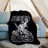 ice hockey Theme Printed Blanket - Perfect for Couch, Bed, Travel & Outdoor Use | Machine Washable, Cozy & Durable.