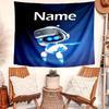 Personalized Astro Bot Background Tapestry,Custom Name Birthday Party,Multifunctional Wall Decoration for Home Decor,Various Occasions