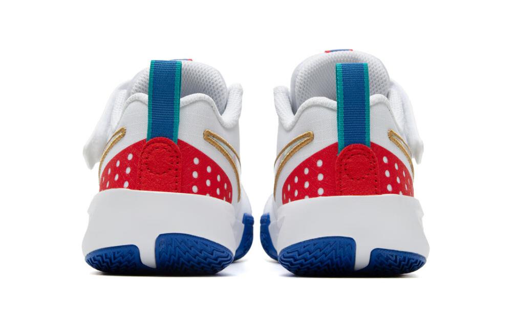 Детские кроссовки Nike Air Zoom GT Cut 3 SE All-Star (PS) Белый/золотой металлик/королевский/синий ледник