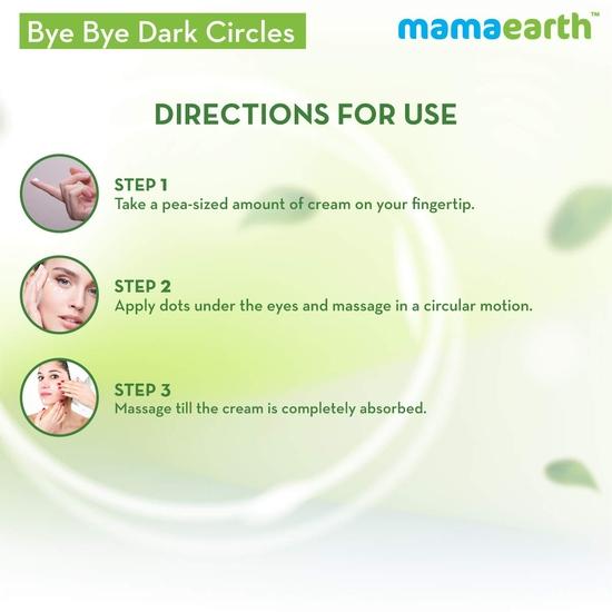 Mamaearth Крем для век Bye Bye Dark Circle с огурцом от темных кругов, 20 г