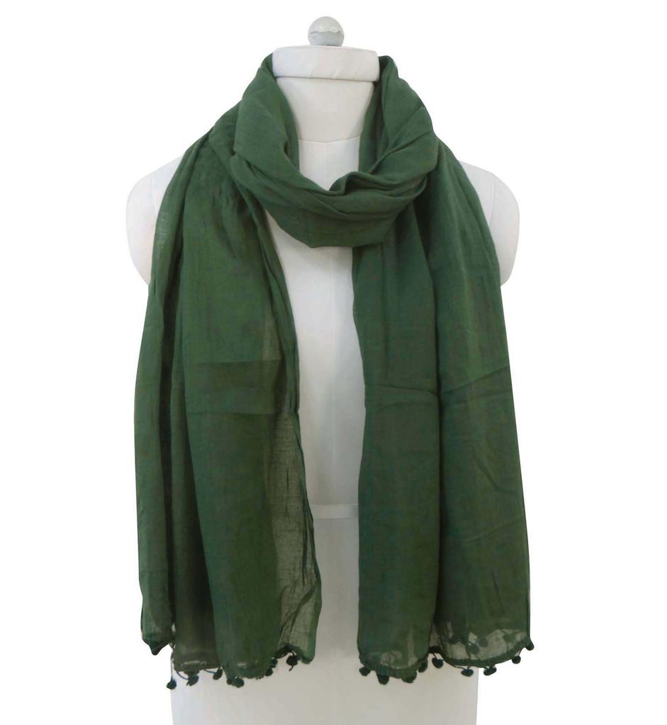 Indian Hijab Neck Wrap Shawl Cotton Blend Scarf Long Stole Scarves Dupatta