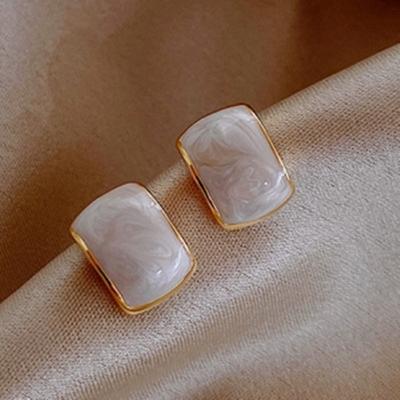 Серебряные игольчатые гипоаллергенные изысканные маленькие серьги простые и универсальные высококачественные серьги знаменитостей ювелирные изделия для женщин Brinco
