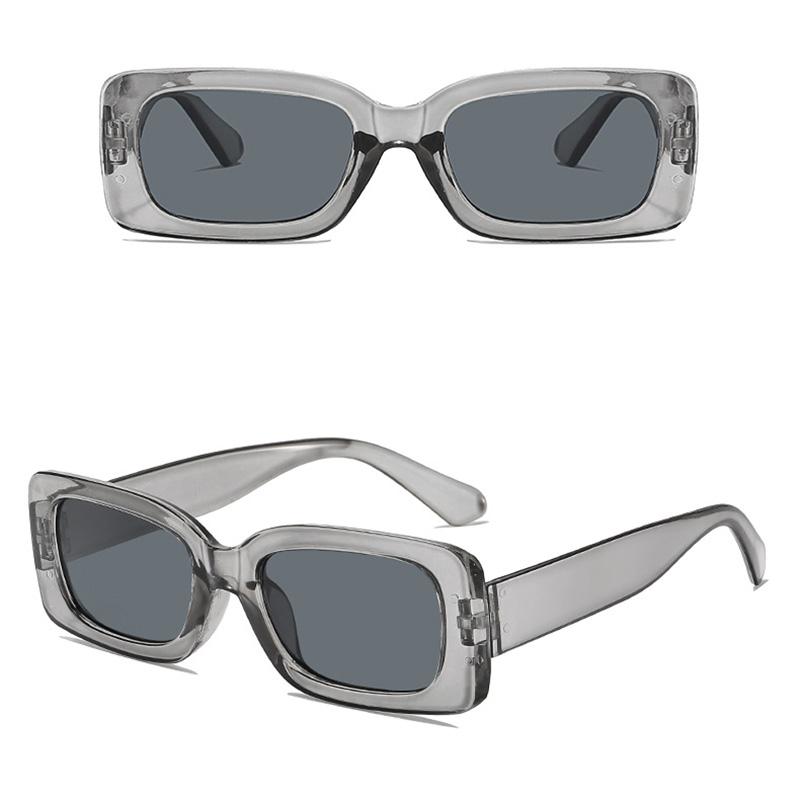 Модные классические солнцезащитные очки, маленькие прямоугольные солнцезащитные очки для женщин и мужчин, квадратные солнцезащитные очки для вождения, мужские солнцезащитные очки