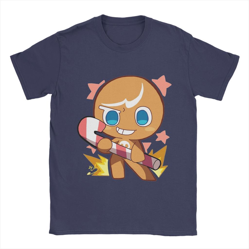 Cookie Run Kingdom Футболка Пляжная Хлопковые Футболки для Мужчин Футболка с Рисунком Харадзюку Футболки с Коротким Рукавом Уличная Одежда