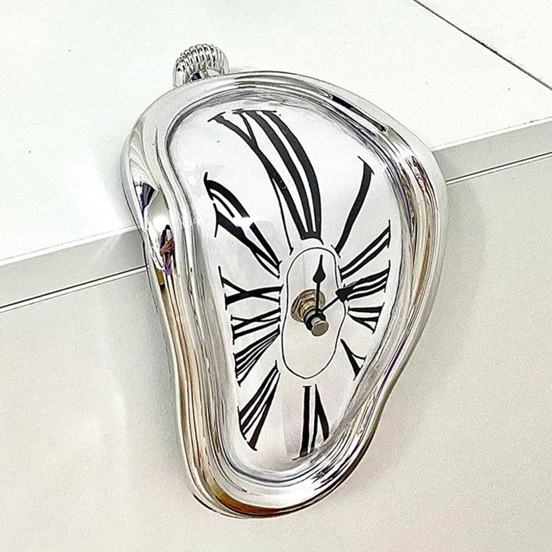 Ретро креативные витые электронные часы для дома, гостиной, декоративные часы, тихие прикроватные часы для спальни, часы с римскими цифрами