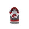 Детские кроссовки Air Jordan 3 Retro GS Fire Red 2022 White Cement-Grey Black DM0967-160