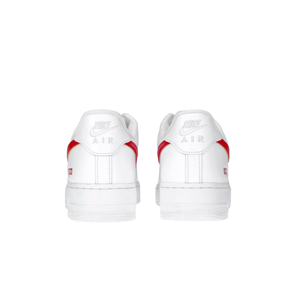Supreme x Nike Air Force 1 Low Box Logo - Speed Red Эксклюзив для Шанхая Унисекс Кроссовки Белые CU9225-101