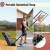 Adjustable Basketball Hoop Outdoor 10FT Basketball Portable Hoops Goals with 44 Inch Backboard for Youth and Adults Perfect for