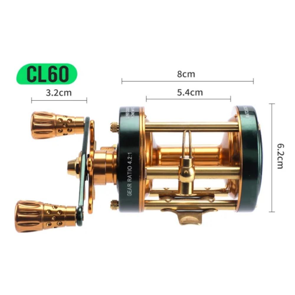 40л/60л Ретро Зеленая Троллинговая Рыболовная Катушка Медленный Рок Железная Пластина Барабаны Для Ударов Черная Оффшорная Катушка Для Лодочной Рыбалки
