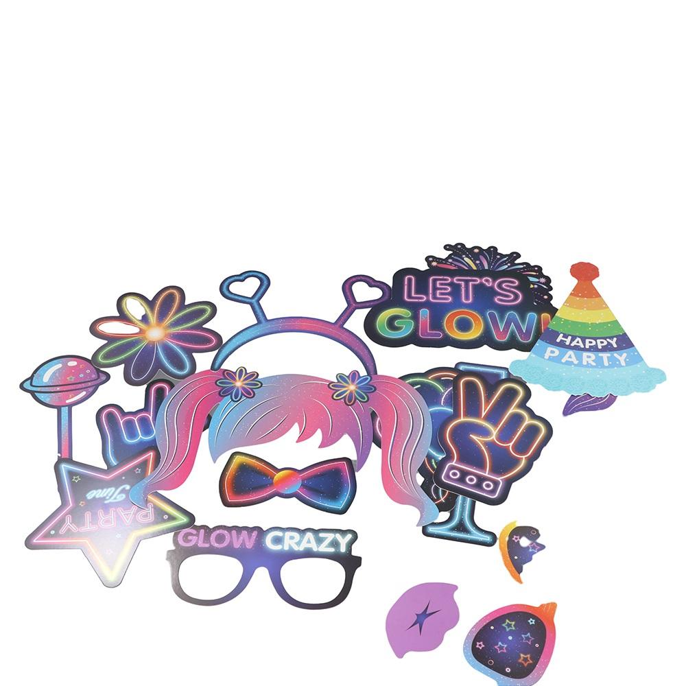 Gift Glow Hat Glow Theme Party Photo Props Photobooth Accessories For Birthday Party Supplies